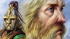 Knights helmets JRR Tolkien the lord of the rings fantasy art 