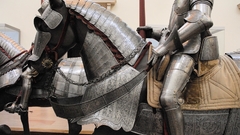 Knights Metallic armor Horses