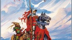 Knights Swans fantasy art