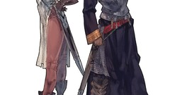 Knights weapons armor artwork