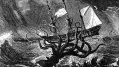 Kraken nautical themed backgrounds