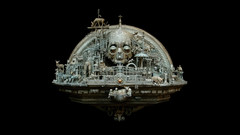 Kris kuksi black background