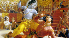 Krishna indian kans Dwarka