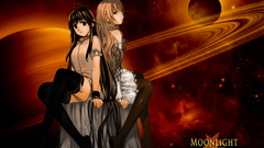 Kurokami anime girls Black