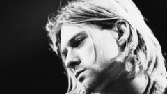 Kurt cobain monochrome