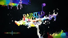 Lacza abstract multicolor paint