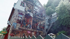 Ladder graffiti urban