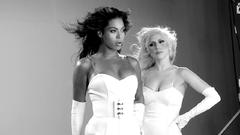 Lady gaga grayscale beyonce