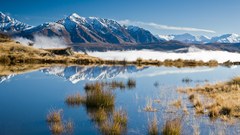 Lake clouds The New queenstown Zealand