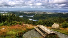 Lake forest hills bench table rock watermarked
