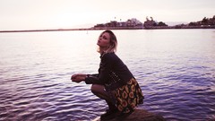 Lakes brunettes models photo shoot Isabella Isabella Lindblom