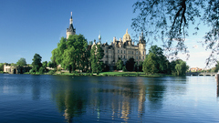 Lakes germany architecture schwerin