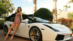 Lamborghini gallardo girls with