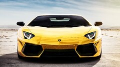 Lamborghini Lamborghini-Aventador Car yellow cars super car