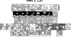 Lamps stereo party cat