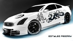 Land Infiniti vehicles concept art digital art infiniti g35 g35