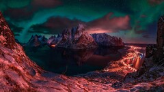 landscape Max Rive nature Mountains river digital art 500px