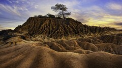 landscape nature South Dakota badlands national park USA
