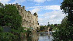 landscape Warwick Castle building water outdoors