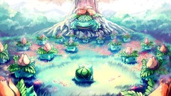 Landscapes Anime nintendo Pokemon forests artwork bulbasaur 