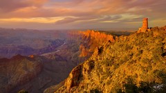 Landscapes Arizona Grand Canyon south rim rock formations