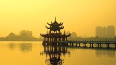 Landscapes asians lakes Temples