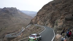 Landscapes asphalt cars roads Spain rocks rally racing racing 
