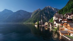 Landscapes Austria lakes salzkammergut