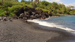 Landscapes Beaches black sand