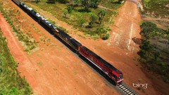 Landscapes bing trains The Ghan