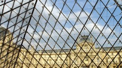 Landscapes buildings Louvre museum