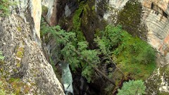 Landscapes creek Canada cliffs rapids