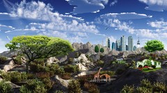 Landscapes digital art alien landscapes