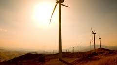 Landscapes energy wind generators