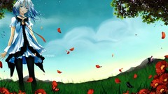 Landscapes Flowers Butterflies Anime anime girls redjuice 