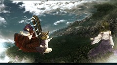 Landscapes Flowers stones nature Trees grass water Mountains 