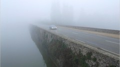 Landscapes fog France cars Photographers roads mist artwork 