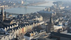 Landscapes germany Bridges cities rivers Cologne cityscapes 