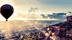 Landscapes glare cities ballons