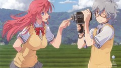 Landscapes glasses Cameras blue eyes brown eyes school uniforms 