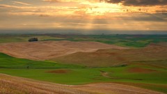 Landscapes god Washington sunlight region