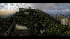 Landscapes Hong Kong peak cityscapes The Peak