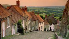 Landscapes houses european