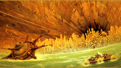 Landscapes illustrations Books alien