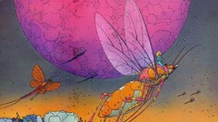 Landscapes insects planets science fiction artwork traditional 