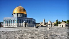 Landscapes israel Jerusalem Temple Mount The Dome of Rock