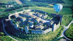 Landscapes Italy architecture italia Medieval monteriggioni