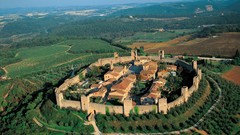 Landscapes Italy architecture italia Medieval monteriggioni
