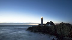 Landscapes Maine lighthouses portland head light