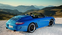 Landscapes Mountains cars Porsche Speedster vehicles porsche 